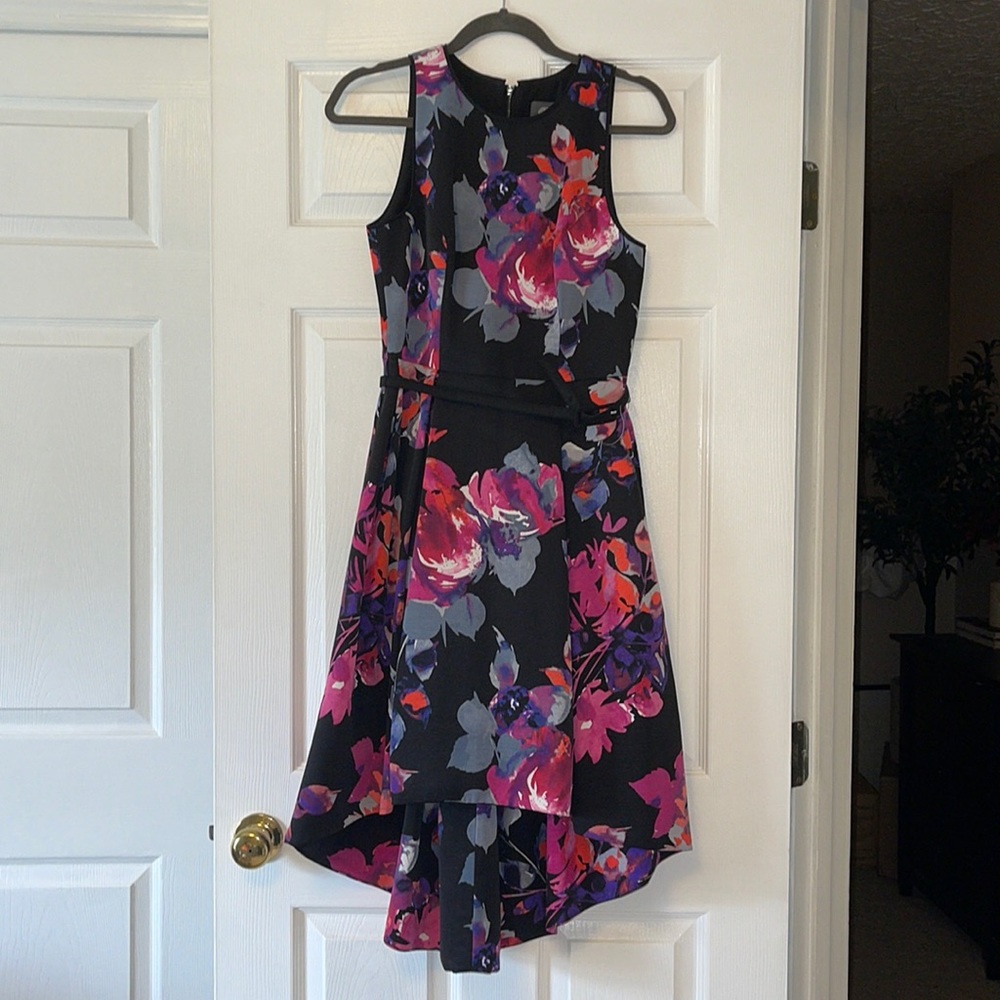 NWOT Vince Camuto | Floral Hi-Low Cocktail Dress | Sz 2